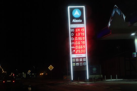 „Alauša“ degalinei – nemalonumai: skirta tūkstantinė bauda