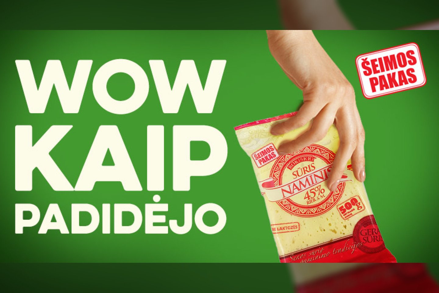 Vertinantys tikrą, lietuvišką, natūralų skonį žino, kad šias vertybes įkūnija „Rokiškio NAMINIS“.