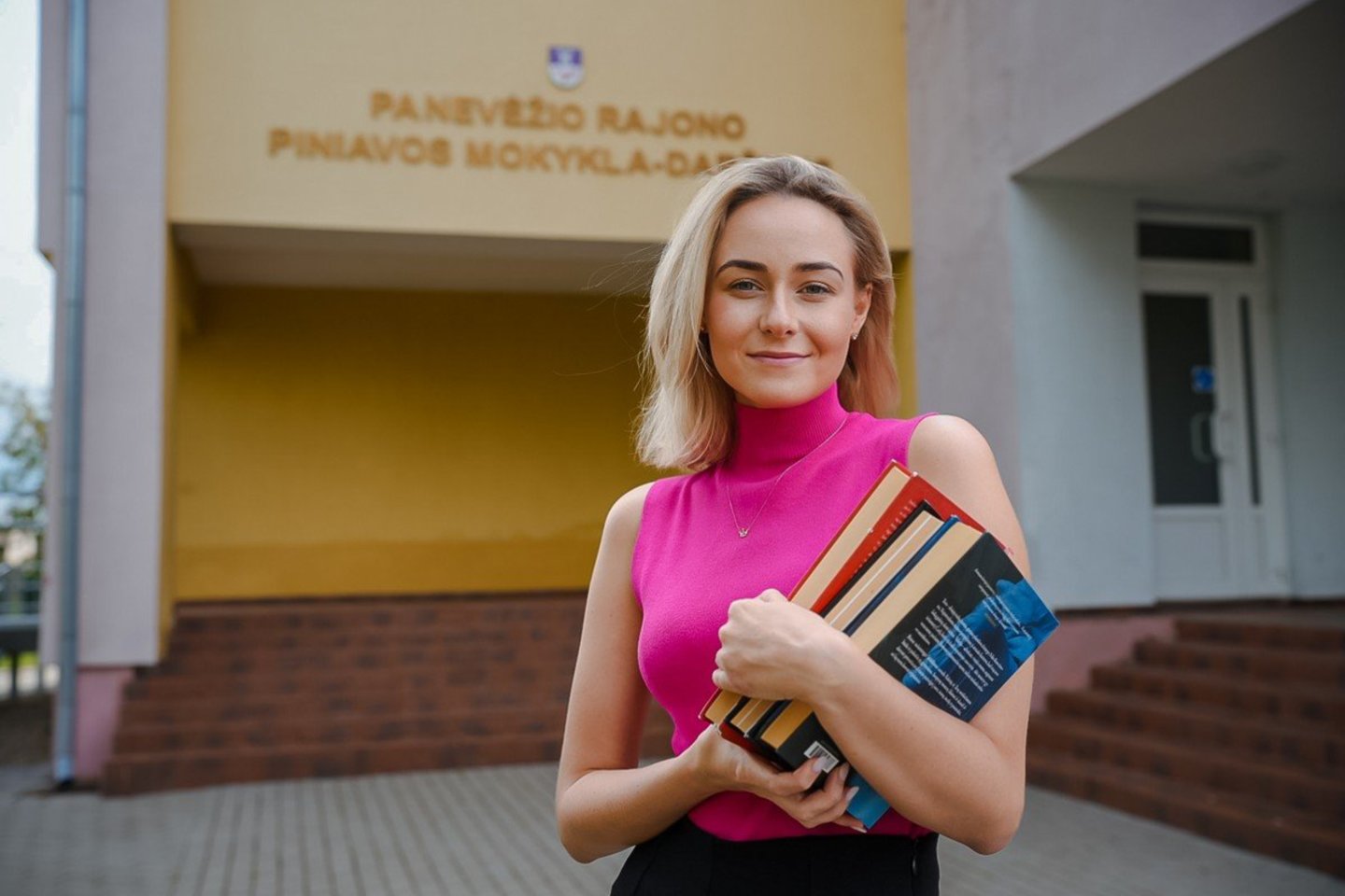 24-ejų metų pradinių klasių mokytoja, šiandien tituluojama jauniausia Panevėžio rajono pedagoge.<br>Živilės Večiorkutės nuotr.