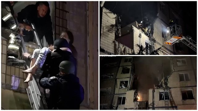 Po masinės atakos – vaizdai iš Ukrainos: rusai negailestingai smogė į svarbią infrastruktūrą