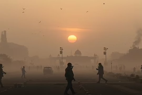Protestuotojai Delyje reikalauja imtis veiksmų prieš oro taršą