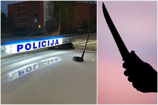 Šiauliuose ir Švenčionyse konfliktai baigėsi peilio dūriai