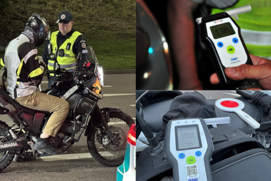 Policijos reide – eilė vairuotojų pažeidimų: pričiupo net per garsiai važinėjusį motociklą