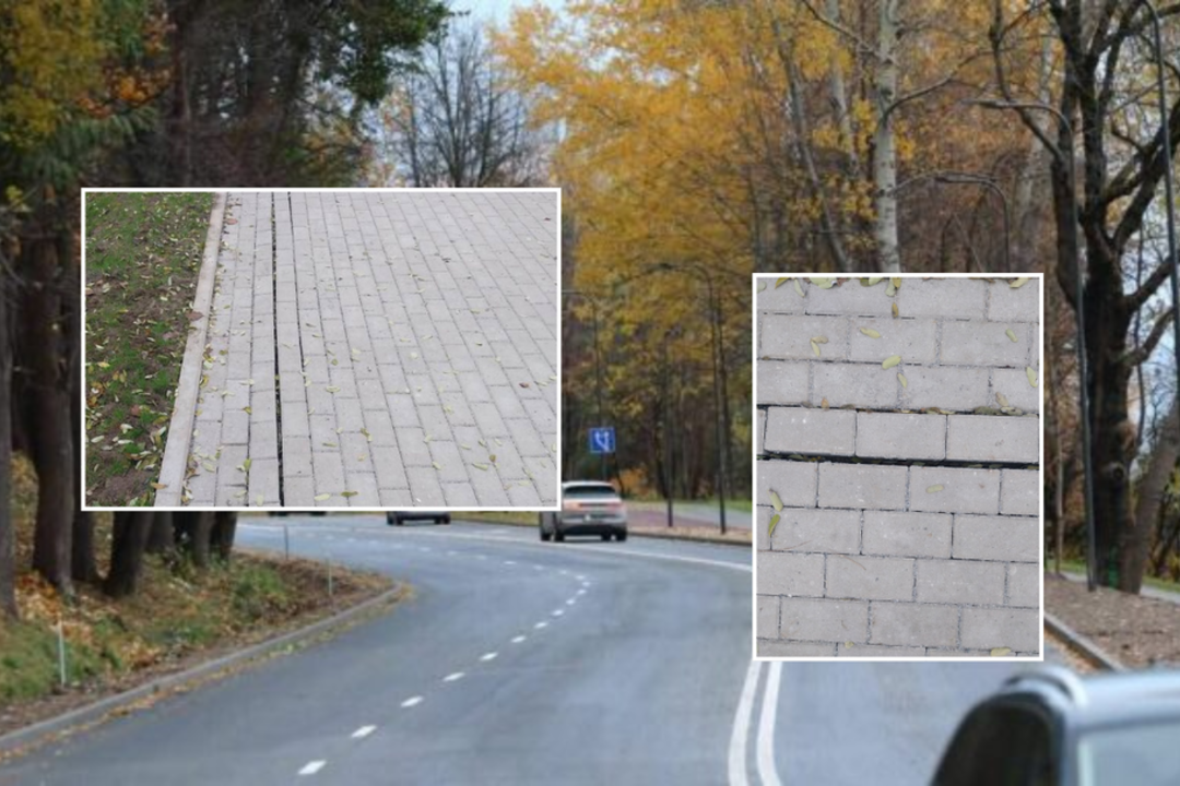 Kauniečiai fiksuoja darbų broką ką tik atidarytoje Milikonių įkalnėje