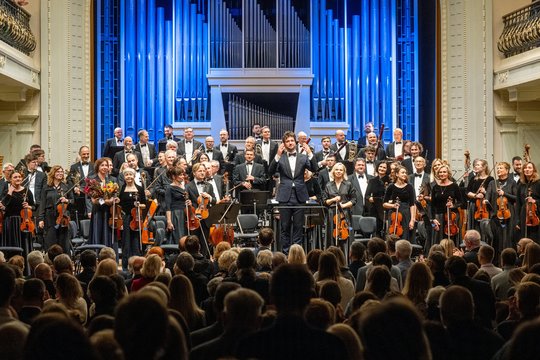 Nacionalinis simfoninis orkestras ir maestro V. Vanoostenas pakvietė publiką į mitų ir legendų pasaulį
