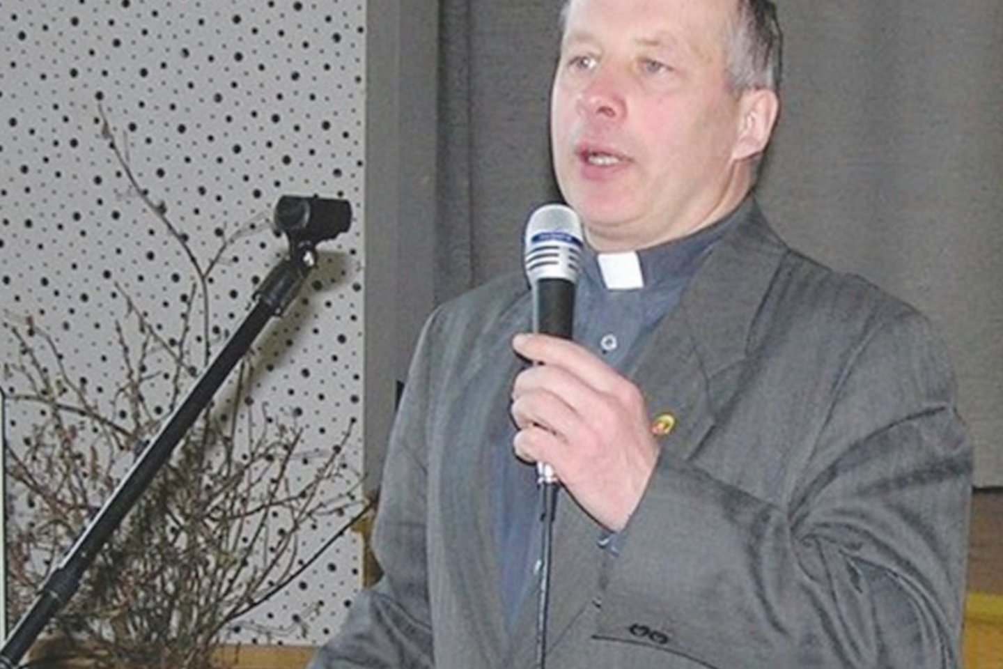 Kunigas R. G. Skrinskas.<br>„Rinkos aikštės“ archyvo nuotr.