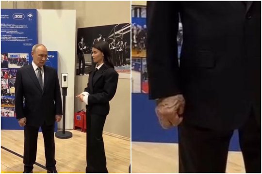 Po susitikimo vaizdo įrašo – klausimai dėl V. Putino sveikatos