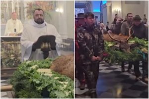 Žmonės liko pakraupę: pamaldų metu ant altoriaus – ką tik sumedžiotas elnias