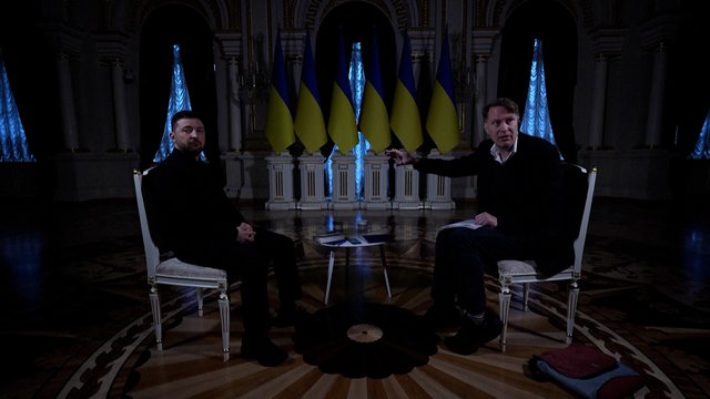 Užfiksavo nesklandumus V. Zelenskio interviu metu: „Tai mūsų kasdienybė“