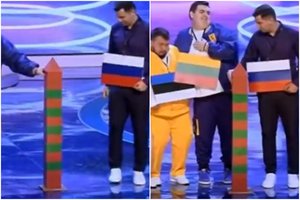 Rusijos televizijoje – komikų pasišaipymas iš Baltijos šalių: parodė požiūrį į valstybių sienas