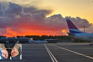 Iš Norvegijos parskridusį girtą vilnietį pasieniečiai iš lėktuvo išlaipino jėga