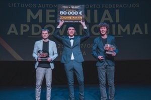 Iškilmingai pagerbti „Lithuanian Rally4 Trophy“ čempionato prizininkai