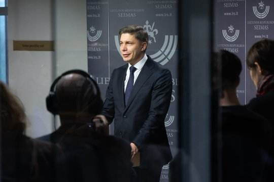 M. Sinkevičius nelinkęs toleruoti R. Žemaitaičio retorikos: „Mūsų nedžiugina“