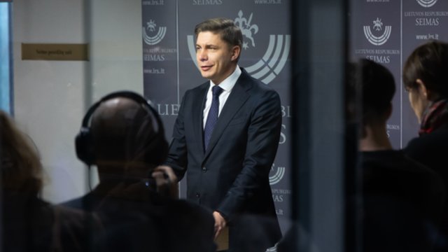 M. Sinkevičius nelinkęs toleruoti R. Žemaitaičio retorikos: „Mūsų nedžiugina“