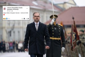 Po KAM paskyroje atsidūrusio prierašo prie R. Kauno nuotraukos – pašaipų banga