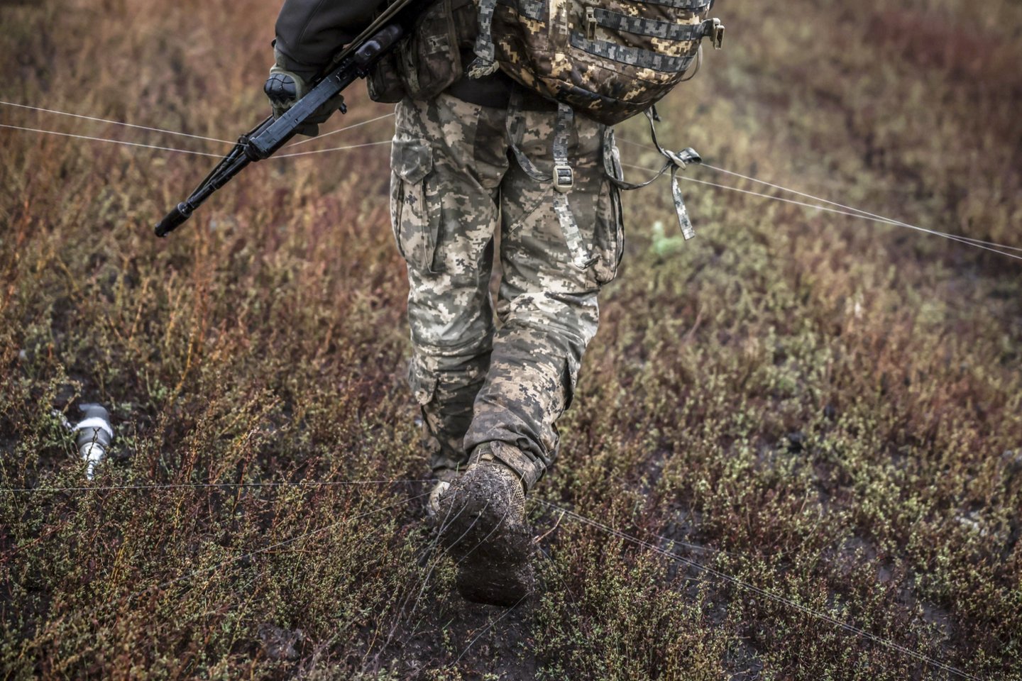 Karas Ukrainoje.<br>EPA-ELTA nuotr.