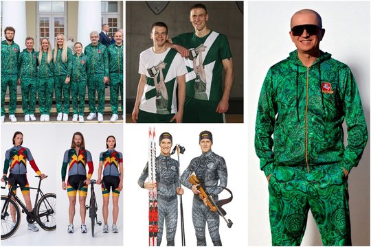 Pusę olimpinės rinktinės aprengti pasiryžęs A. Pogrebnojus pirštu bedė į „Žalgirio“ krepšininkų marškinėlius