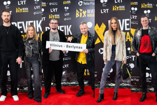 E. Vėlyvis vėl pristatė šedevrą: žinomi žmonės rinkosi į filmo „BIX – beveik nirvana“ premjerą