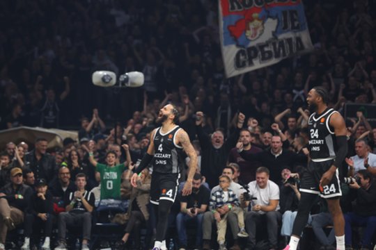 Spurtas 22:0 nepadėjo: „Partizan“ namų arenoje įveikė „Monaco“