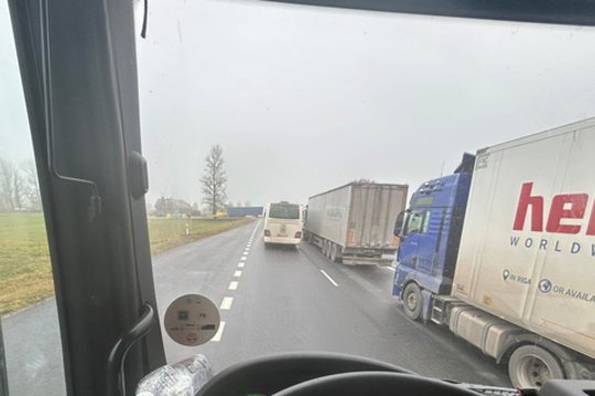 Rimta avarija „Via Baltica“ atkarpoje ties Kėdainiais: eismas buvo apribotas, nukentėjo žmogus