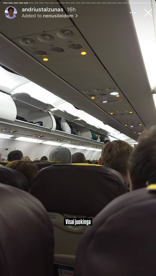 A. Talžūno kelionė į Lietuvą.<br>Instagramo nuotr.