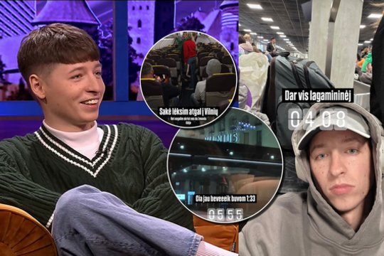 Iš Tenerifės grįžusio A. Talžūno skrydis tapo tikru chaosu: nebuvo kam išlaipinti keleivių, iš lėktuvo pabėgo du žmonės