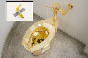 Po banano už beveik 6 mln. eurų – dabar už kosminę sumą parduodamas klozetas