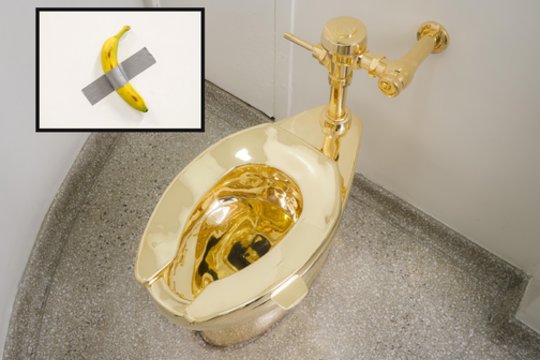 Po banano už beveik 6 mln. eurų – dabar už kosminę sumą parduodamas klozetas 