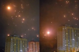 Rusijos Oriolo mieste – dronų ataka: rusai skundžiasi dėl sprogimų