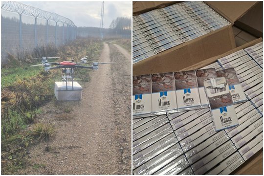 Purvėnų pasieniečiai tris dienas iš eilės perima po vieną iš Baltarusijos įskridusį droną