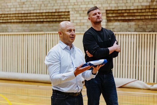 „SKM-II GEALAN“ treniruotėje – ypatingi svečiai: iš A. Jomanto lūpų – aiški žinutė