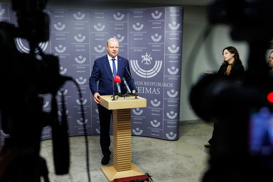 S. Skvernelis: kultūros bendruomenė protestuoja dėl tęstinio melo