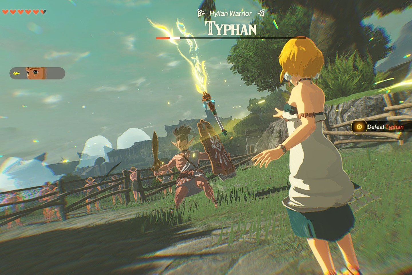 Žaidimo „Hyrule Warriors: Age of Imprisonment“ akimirkos.<br>Ekrano nuotr.