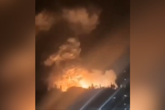 Nerami naktis Rusijoje: užfiksavo ne vieną sprogimą