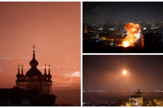 Masinė ataka Ukrainoje: aidėjo sprogimai, didėja aukų skaičius