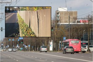 Kauniečiai šiurpsta nuo lakstančių automobilių ir pasiklydusių vilkikų: išverčia net tvoras