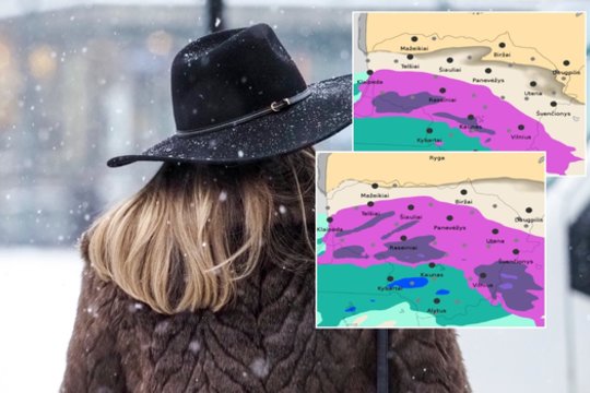 Savaitgalį – pirmos snaigės ir lengvas šaltukas: temperatūra naktį kris iki 5 laipsnių šalčio
