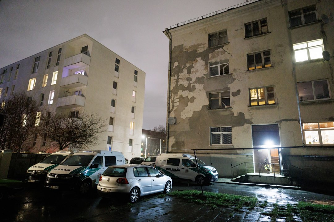 Vilniuje nužudytas žmogus, įvykio vietoje dirbo gausios policijos pajėgos