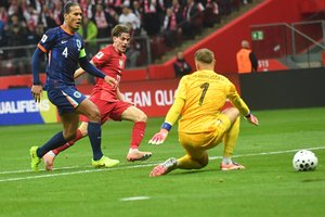 Nyderlandai jau ramūs dėl pasaulio futbolo čempionato, Lietuva netikėtai grupėje tapo autsaidere