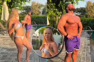 I. Voveris įrašas prajuokino ne vieną: palygino savo ir kultūristo L. Smagurausko krūtinės dydžius