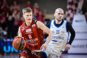 „Neptūnas“ išvargo pergalę Utenoje