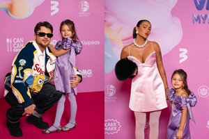 Karolina Meschino ir OG Version pasirodė viename renginyje: abu įsiamžino su dukra