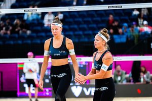 Paplūdimio tinklininkėms M. Paulikienei ir A. Raupelytei nepavyko iškovoti pergalių pasaulio čempionate