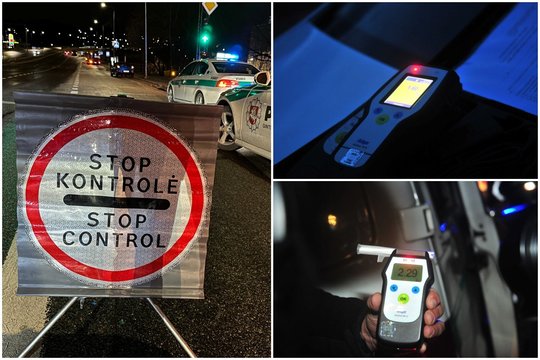 Praėjusią parą girtiems vairuotojams pradėta mažiausiai 14 ikiteisminių tyrimų