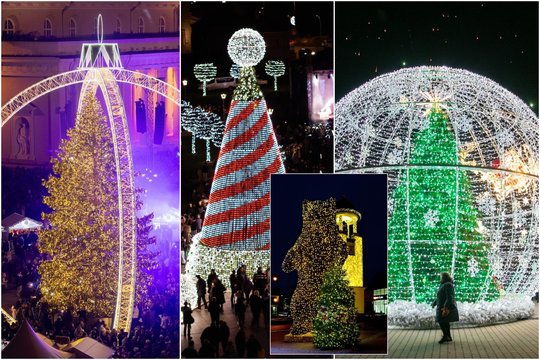 Kalėdų eglės įžiebimas: skelbia, kur ir kada nušvis Lietuvos miestai – nuo Vilniaus iki Nidos