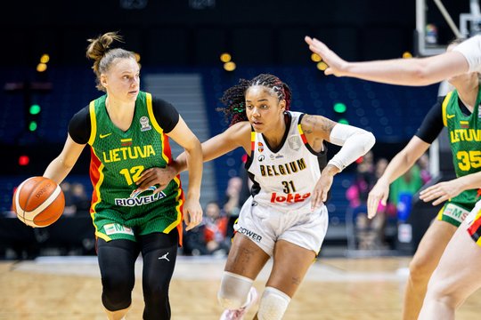 Netikėtas akibrokštas dukart Europos čempionėms: lietuvės atrankoje palaužė tituluotą Belgiją