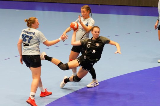 Lietuvos moterų rankinio lygos lyderės pratęsė pergalių serijas