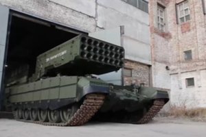 Rusijos kariuomenė gavo naują sunkiųjų liepsnosvaidžių partiją