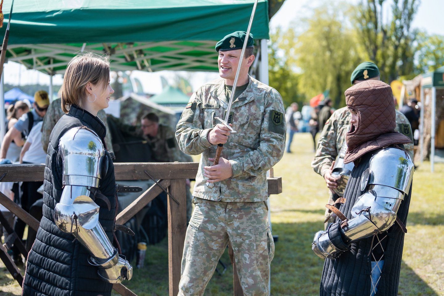 Kartu su karine infrastruktūra į Rūdninkus, Ruklą, Pabradę ir kitas vietoves atkeliauja ir naujas gyvenimo ritmas<br> A. Čemerkos nuotr.