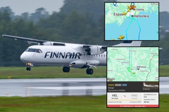 Pirmadienį į Vilnių skridęs lėktuvas buvo apsuktas atgal: pasakė, kodėl